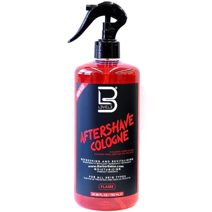 L3VEL3 After Shave Spray Cologne with Trigger - Flame 25.36 oz