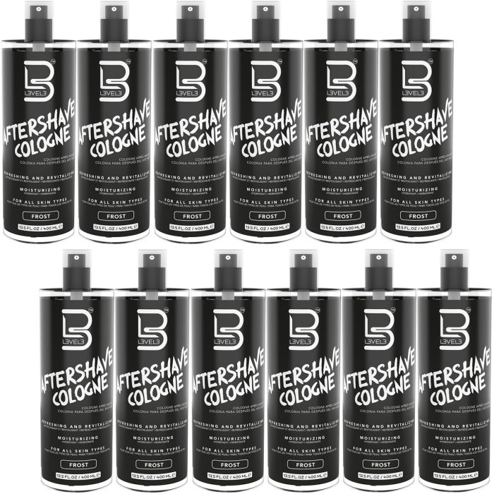 L3VEL3 After Shave Spray Cologne - Frost 13.5 oz [12 Pack]