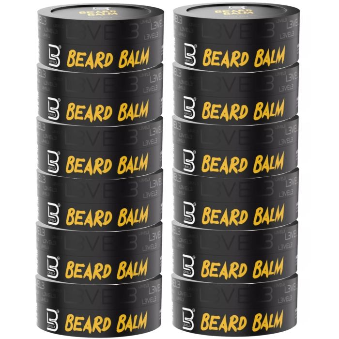 L3VEL3 Beard Balm 3.4 oz [12 Pack]