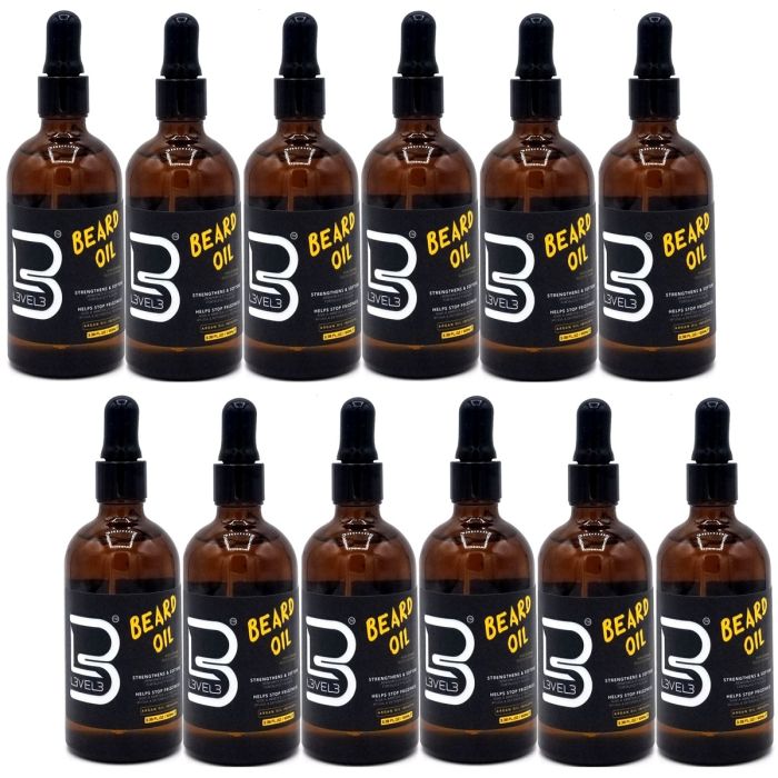 L3VEL3 Beard Oil 3.38 oz [12 Pack]