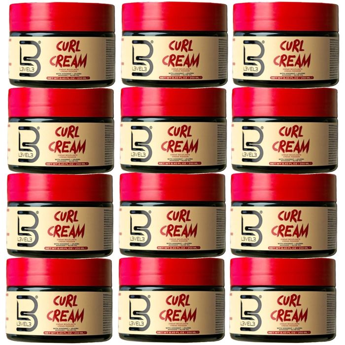 L3VEL3 Curl Cream 8.45 oz [12 Pack]