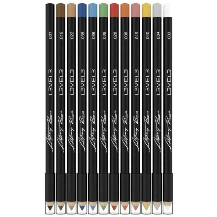 L3VEL3 Liner Pencils 12 Pack - Assorted Colors