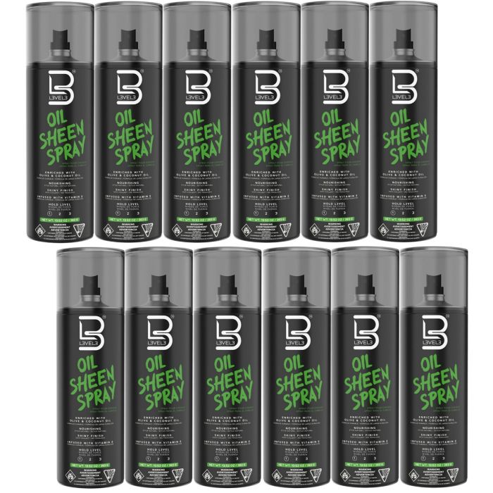 L3VEL3 Oil Sheen Spray 12.95 oz [12 Pack]