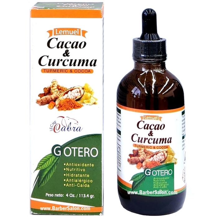 Lemuel Cacao & Curcuma Gotero Anti-Caida Drops 4 oz