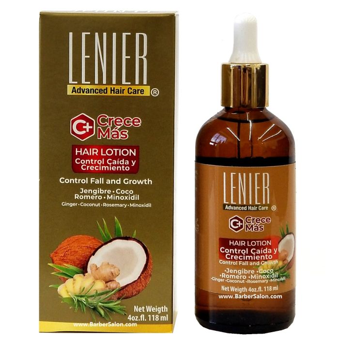 Lenier C+ Crece Mas Control Fall and Growth Hair Lotion 4 oz
