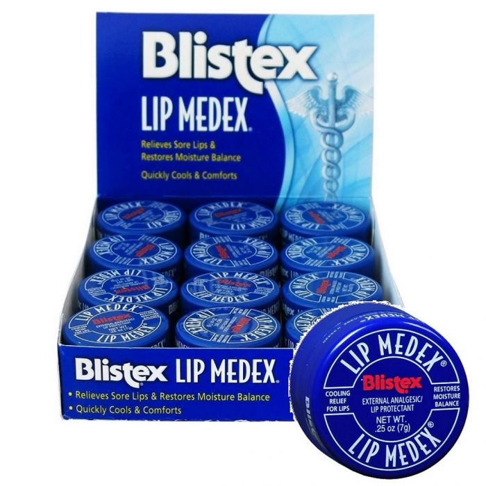 Blistex Lip Medex 0.25 oz - 12 Pcs Display