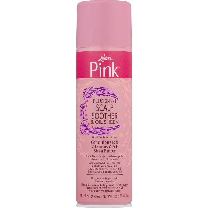 Luster's Pink Plus 2-N-1 Scalp Soother & Oil Sheen Spray 11.5 oz