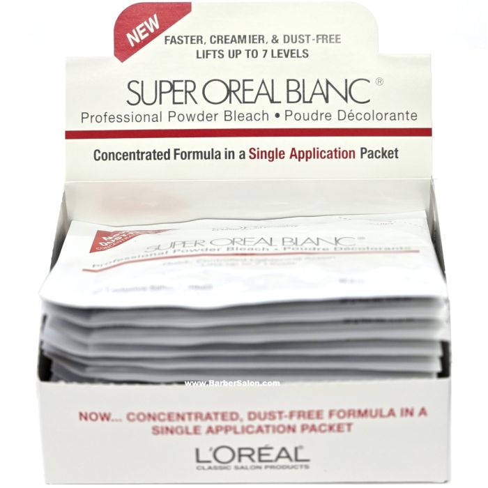 L'Oreal Super Oreal Blanc Professional Powder Bleach 1.13 oz [12 Pack]