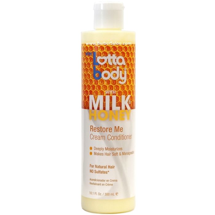Lottabody Milk & Honey Restore Me Cream Conditioner 10.1 oz