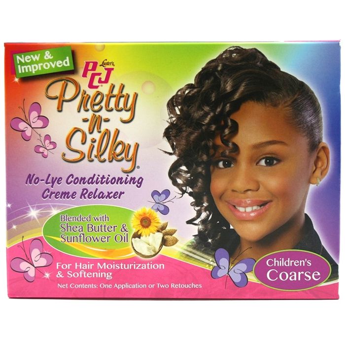 Luster's PCJ Pretty-N-Silky No-Lye Conditioning Creme Relaxer Children's Coarse - 1 Application