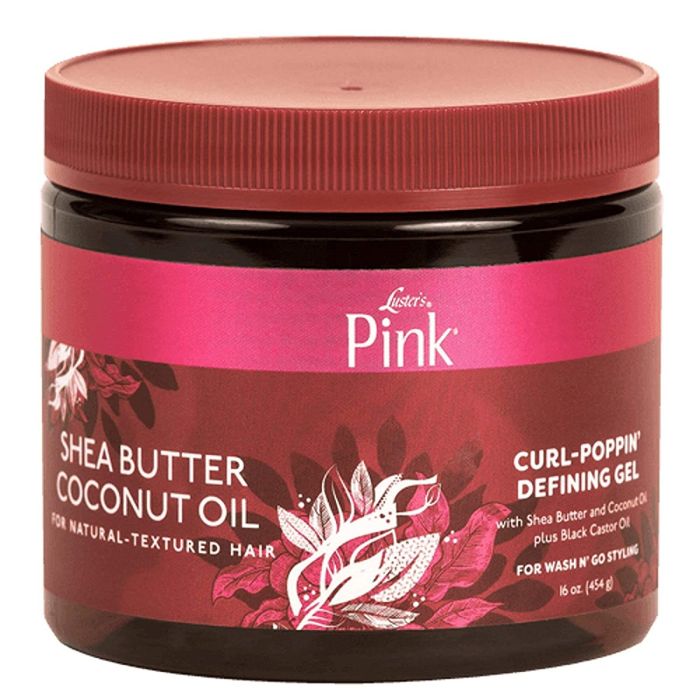Luster's Pink Shea Butter Coconut Oil Curl-Poppin' Defining Gel 16 oz