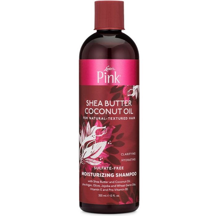 Luster's Pink Shea Butter Coconut Oil Sulfate-Free Moisturizing Shampoo 12 oz