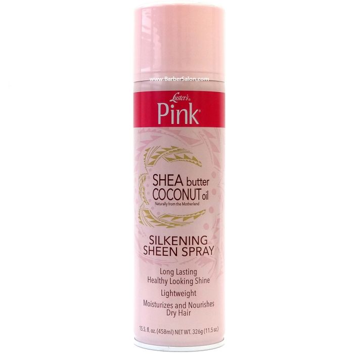 Luster's Pink Shea Butter Coconut Oil Silkening Sheen Spray 15.5 oz