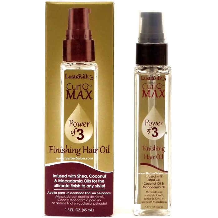 Lustrasilk Curl Max Power of 3 Finishing Hair Oil 1.5 oz