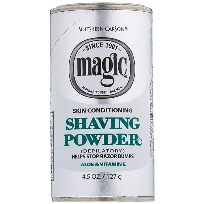 Softsheen Carson Magic Shaving Powder Platinum - Skin Conditioning 4.5 oz