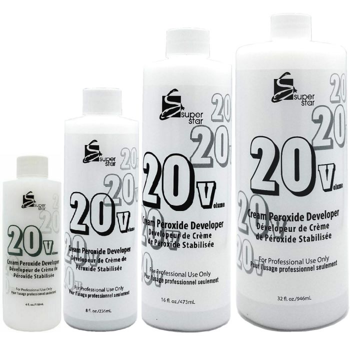 Marianna Super Star Cream Peroxide Developer 20 Volume [Available in 4oz, 8oz, 16oz, 32oz, 1Gallon]