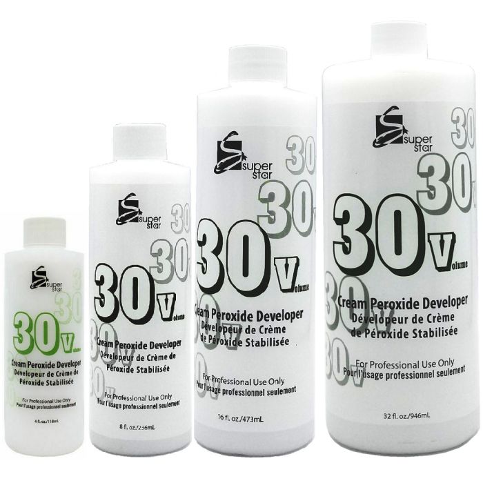 Marianna Super Star Cream Peroxide Developer 30 Volume [Available in 4oz, 8oz, 16oz, 32oz, 1Gallon]
