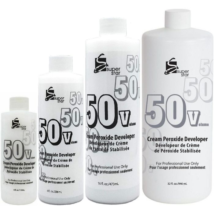 Marianna Super Star Cream Peroxide Developer 50 Volume [Available in 4oz, 8oz, 16oz, 32oz, 1Gallon]