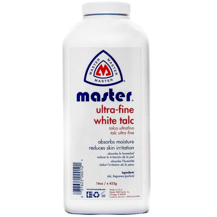 Master Ultra-Fine White Talc 16 oz