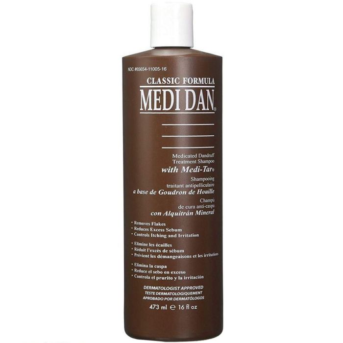 Medi Dan Medicated Dandruff Treatment Shampoo - Classic Formula 16 oz