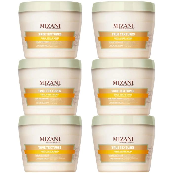 Mizani True Textures Curl Define Pudding 8 oz [6 Pack]