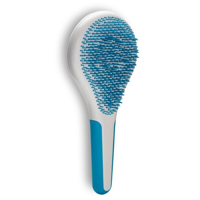 Michel Mercier Spa Brush Wet & Dry Hair Detangler (Thick & Curly Hair - Blue)