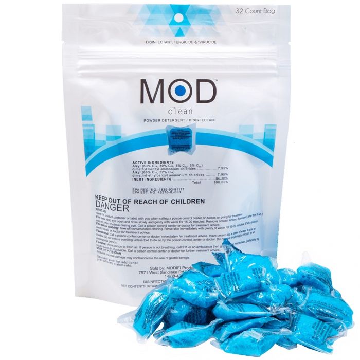Mod Clean Disinfectant Pods - 32 Count Bag