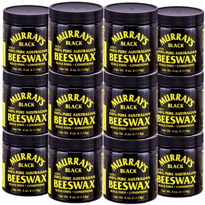 Murray's Black Beeswax 4 oz [12 Pack]