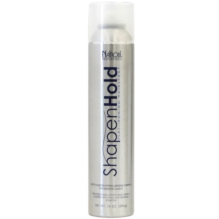 Nairobi Shape N Hold Flat Ironing Hair Spray 10 oz