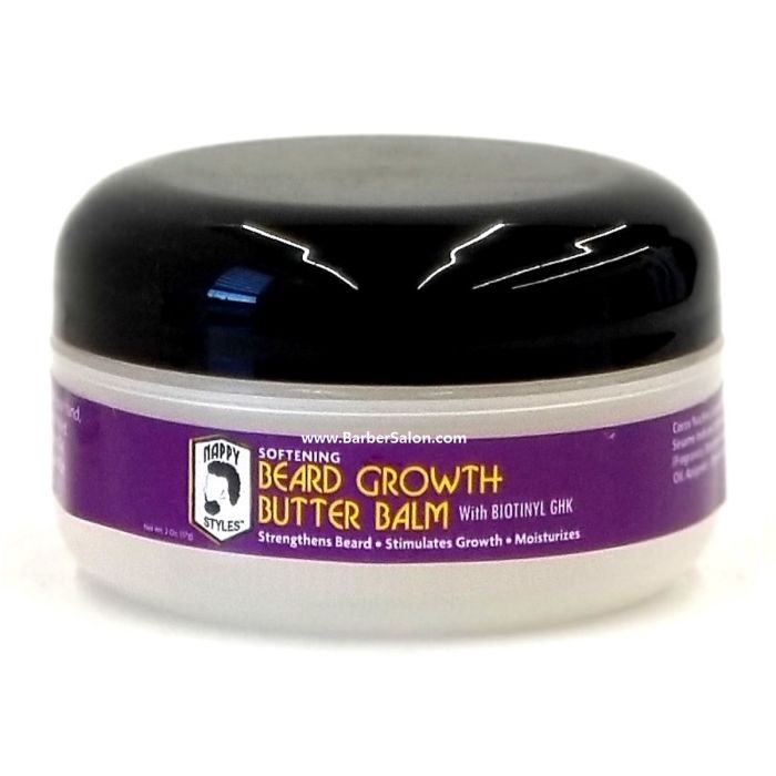 Nappy Styles Beard Growth Butter Balm 2 oz