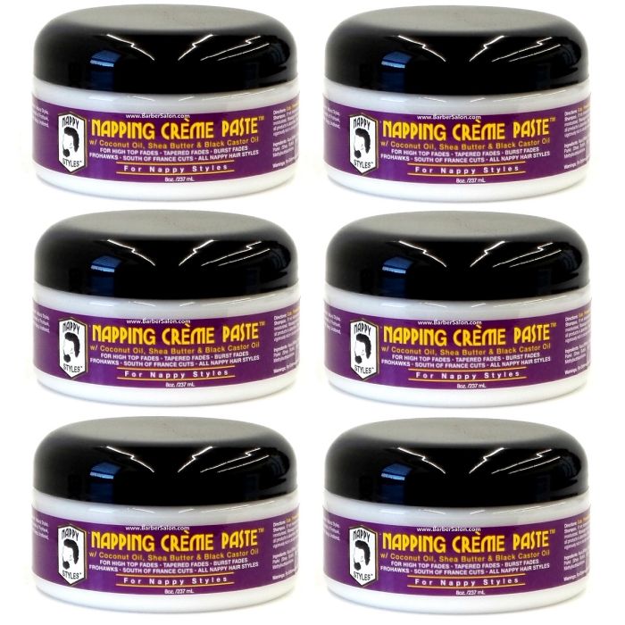 Nappy Styles Napping Creme Paste 8 oz - 6 Pack