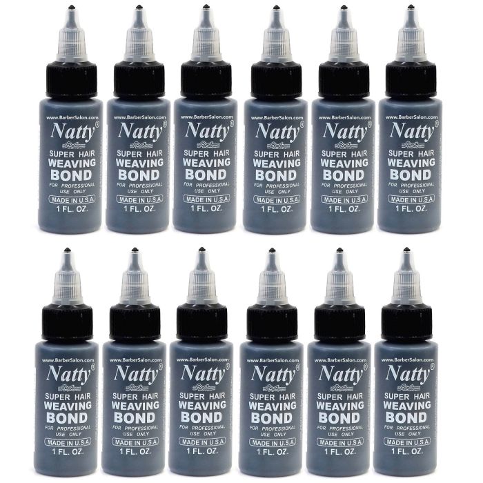 Natty Super Hair Weaving Bond 1 oz - 12 Pack