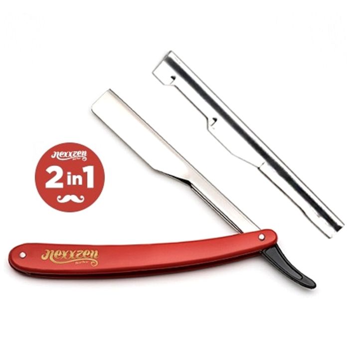 Nexxzen 2 IN 1 Razor with Extra Expose Blade Holder Red #NZR010-RD