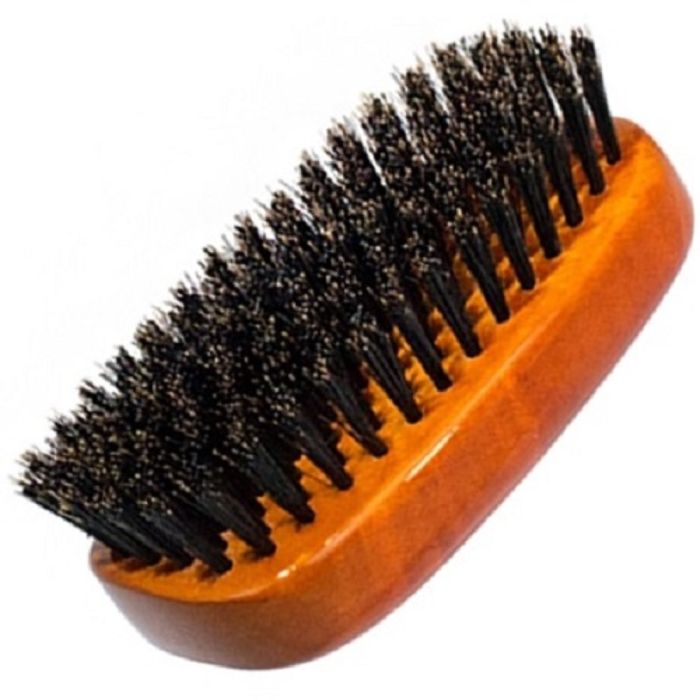 Nexxzen Reinforced Boar Square Palm Brush - Medium/Firm Bristles #5020