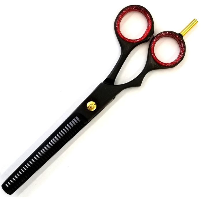 Nexxzen Shear Collection Left-Handed Thinnng Shears - Matt Black 6.5" #523379