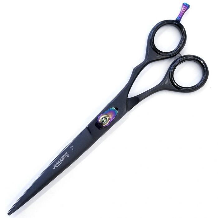 Nexxzen Shear Collection Shears - Multi Color Matt Black 7" #752943