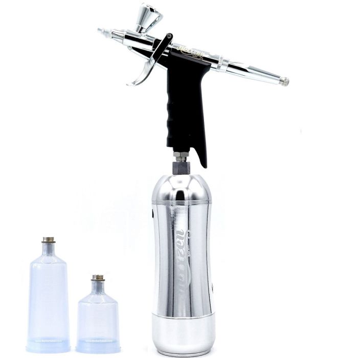 Nexxzen Cordless 2-Speed Airbrush Kit - Silver #NZABSV