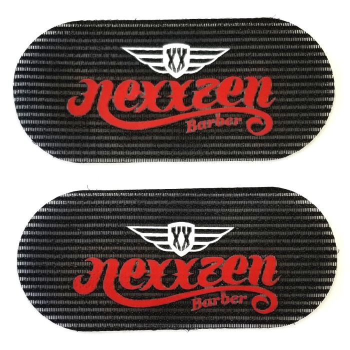 Nexxzen Hair Grippers 2 Pack - Black / Red #NZHG-BKRD