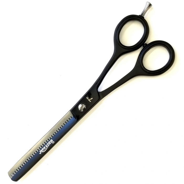 Nexxzen Professional Thinning Shears - Matt Black 7" #NZS020-B70