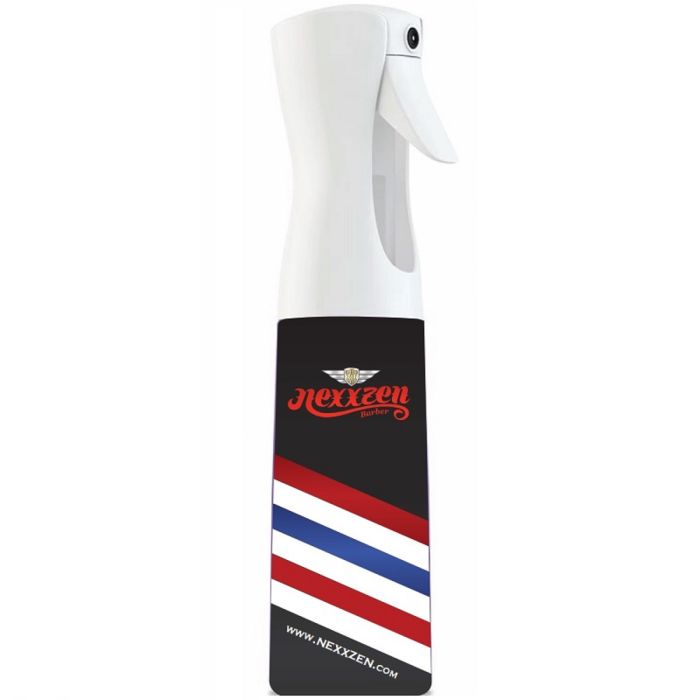 Nexxzen Flairosol Fine Mist Spray Bottle - Barber Pole Black 300 ml #NZSPBK
