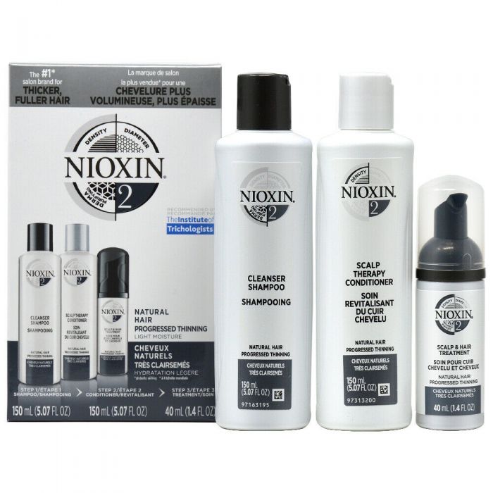 Nioxin 3 Part System No.2 - Natural Hair Progressed Thinning [TRIAL KIT]