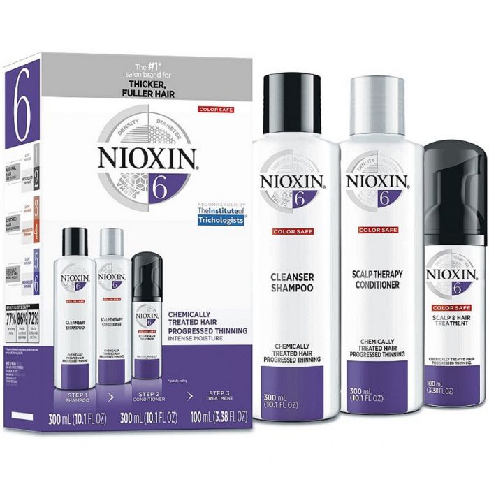 Nioxin 3 Part System No.6 - Chemically Treated Hair Progressed Thinning [LARGE]
