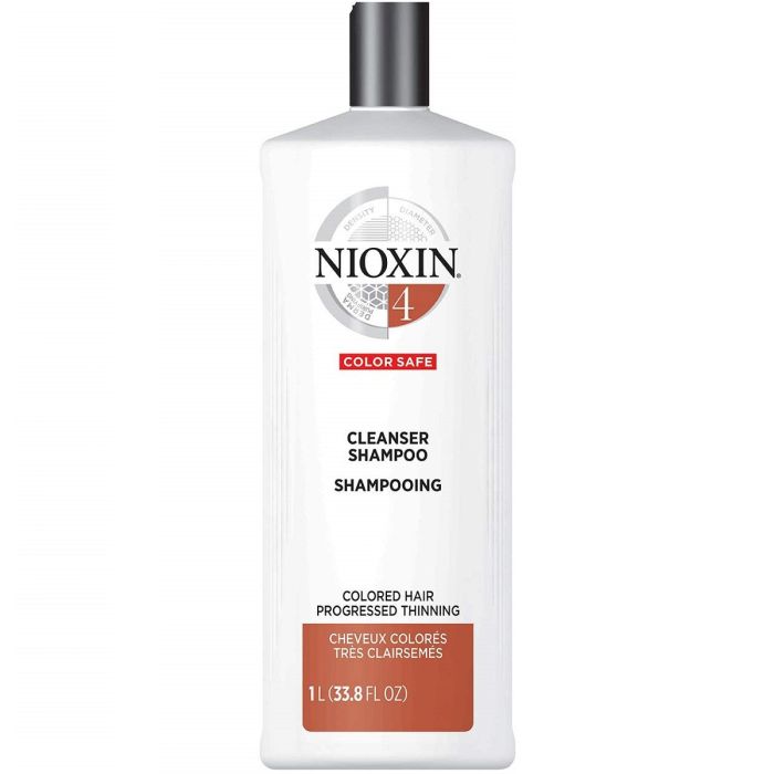 Nioxin Cleanser Shampoo System No.4 - Colored Hair Progressed Thinning 33.8 oz