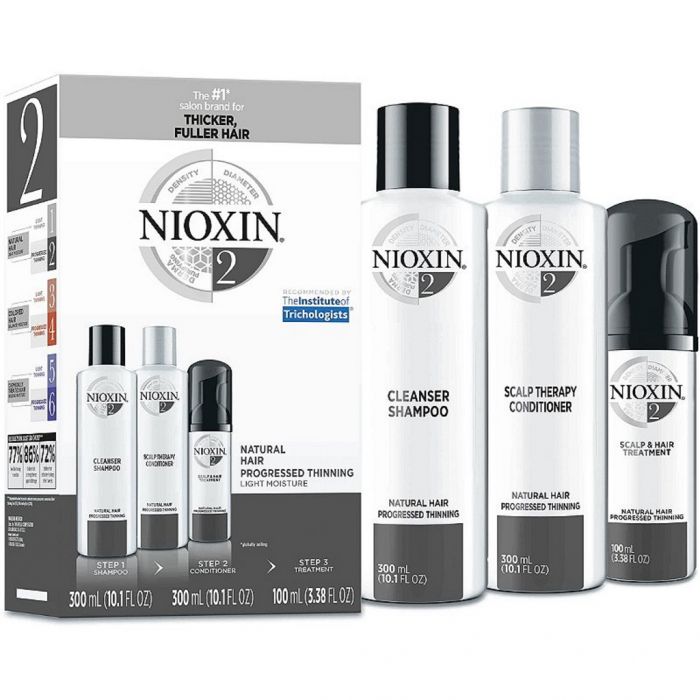 Nioxin 3 Part System No.2 - Natural Hair Progressed Thinning [LARGE]