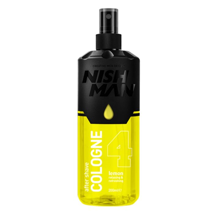 Nishman After Shave Cologne [4 Lemon] 6.76 oz