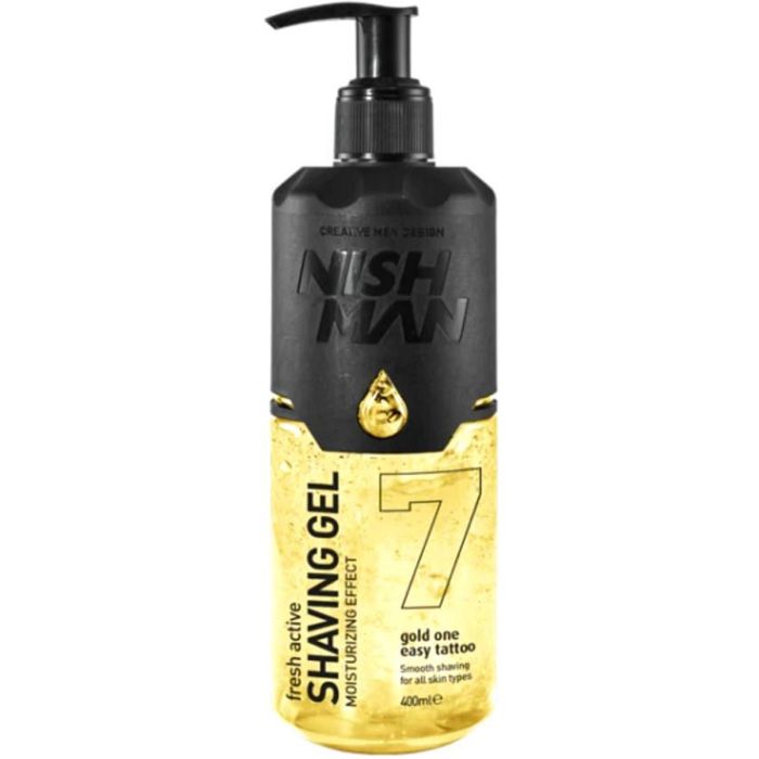 Nishman Fresh Active Shaving Gel [1 Energizing] 13.5 oz