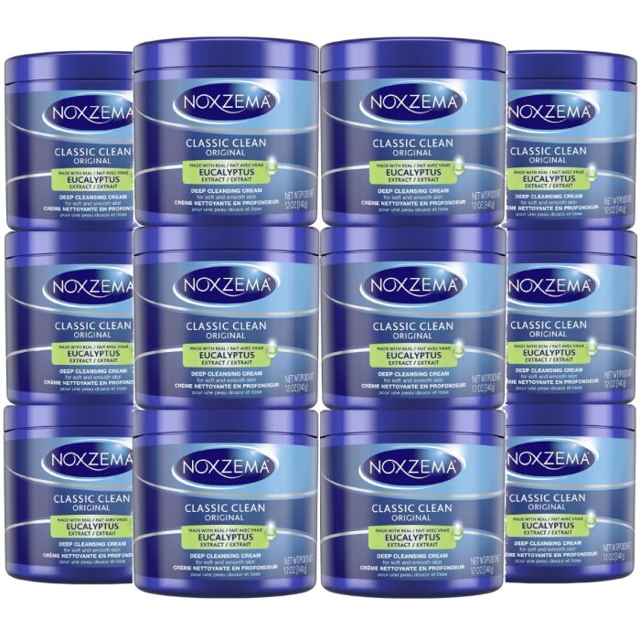 Noxzema Classic Clean Original Deep Cleansing Cream 12 oz [12 Pack]