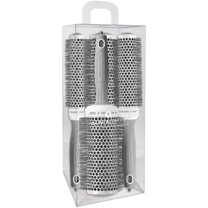 Olivia Garden Ceramic + Ion Thermal Brush 4 Pcs Box Deal #CI-BOX01