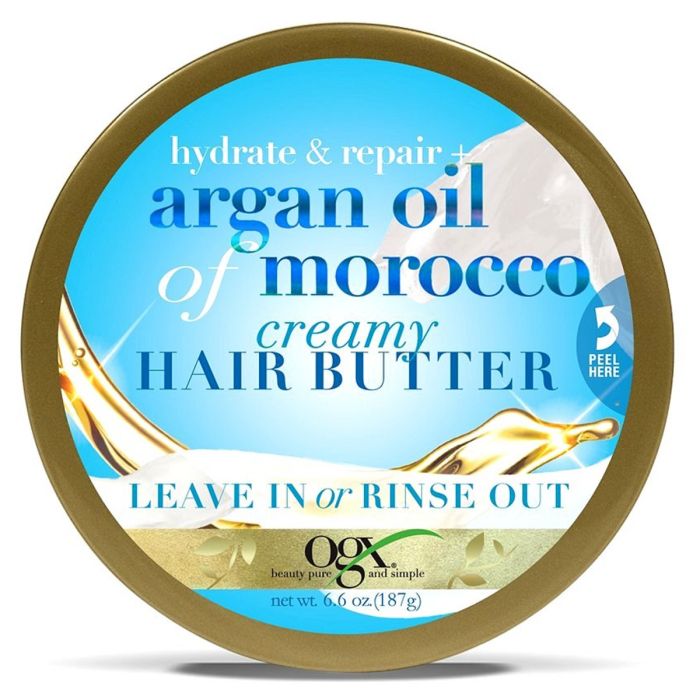 Ogx Hydrate & Repair Argan Oil of Morocco Creamy Hair Butter 6.6 oz