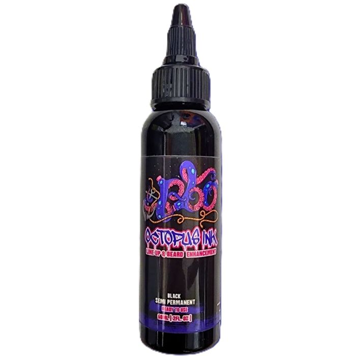 PBO Oktopus Ink Line Up & Beard Enhancement 2 oz [Black for Airbrush only] 
